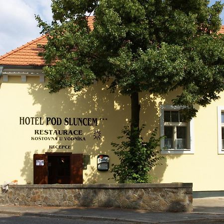 Hotel Pod Sluncem Třebíz Eksteriør bilde